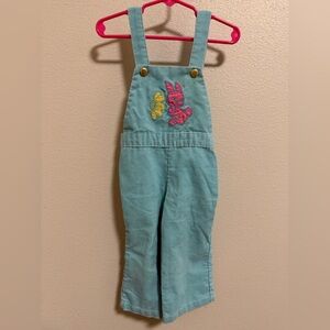Vintage 70’s Stoneswear Baby Corduroy Bunny Overalls